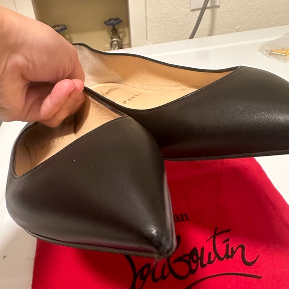 Christian Louboutin black flats, size 39 (fit like size 8 to me) - Picture 7 of 12